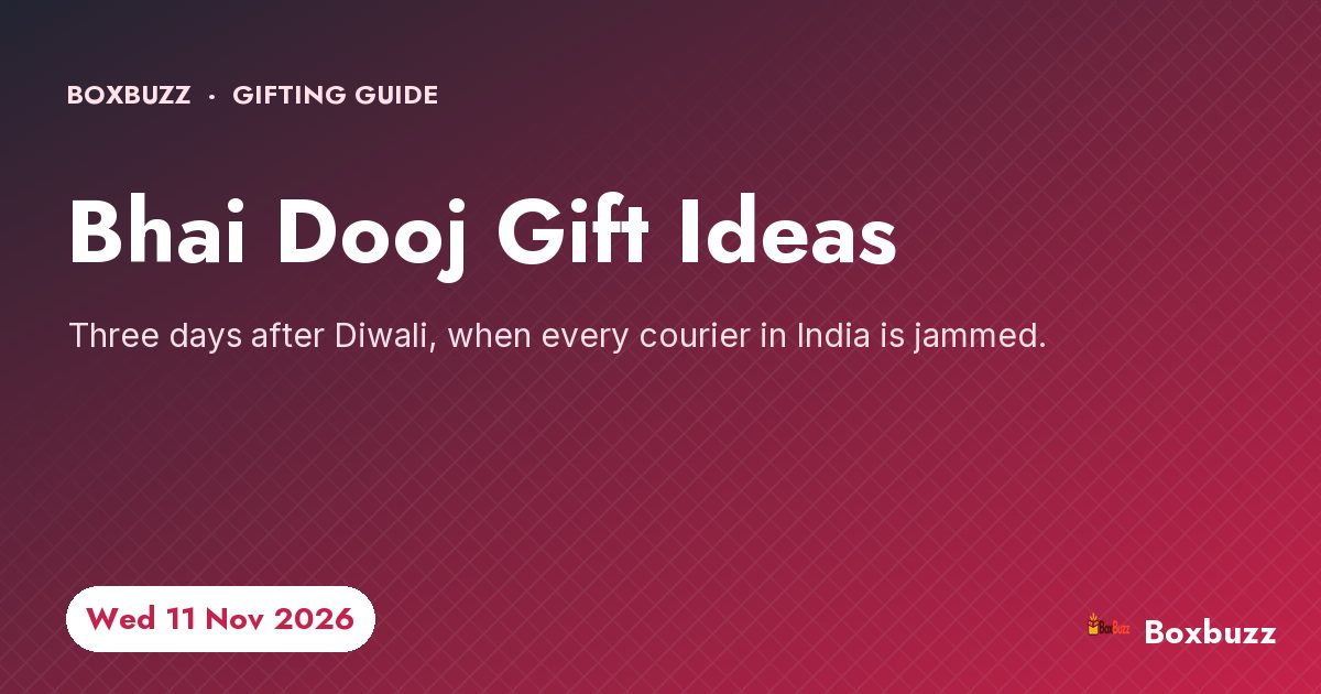 A Boxbuzz two-jar dry fruit gift box of almonds and cashews for Bhai Dooj